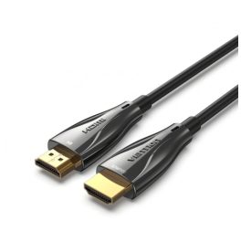   Vention HDMI/M -> HDMI/M HD, (8K, optikai kábel, fekete, 1080P@160Hz /2K@144Hz /4K@120Hz / 8K@60Hz, Átviteli sebesség: 48Gbps), 50m, kábel