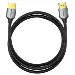 Vention HDMI -> HDMI, (Ultra vékony kivitel, Szürke Aluminum Ötvözet), 0,5m, kábel