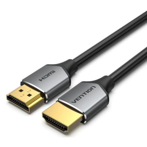 Vention HDMI/M ->HDMI/M (ultravékony, HD, alu,szürke), 1,5m, kábel