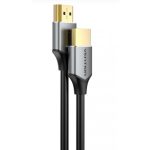 Vention HDMI/M -> HDMI/M,  (ultravékony,szürke alu), 2m, kábel