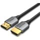 Vention HDMI/M  (szürke, ultravékony,HD), 3m, kábel