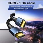 Vention HDMI/M -> HDMI/M (8K, alu, kék), 3m, kábel