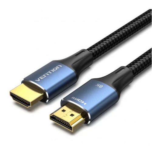 Vention HDMI/M -> HDMI/M (8K, alu, kék), 5m, kábel