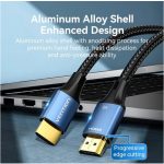 Vention HDMI/M -> HDMI/M (8K, alu, kék), 5m, kábel