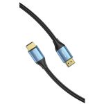 Vention HDMI/M -> HDMI/M (4K, HD, Alu, kék), 0,75m, kábel