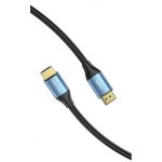 Vention HDMI/M -> HDMI/M (4K, HD, Alu, kék), 1m, kábel