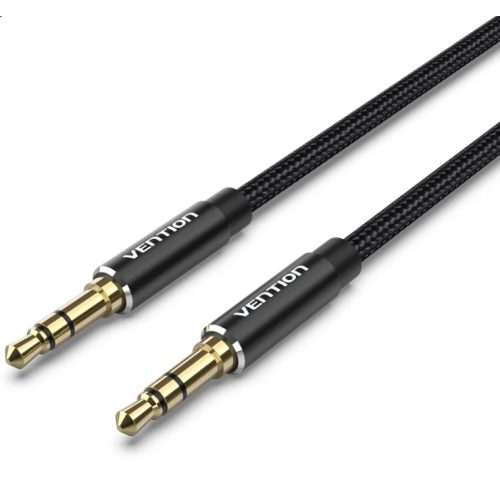 Vention 3.5mm jack/M ->  3.5mm jack/M,  (audio,szövet), 2m, kábel