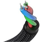 Vention 3.5mm jack/M ->  3.5mm jack/M,  (audio,szövet), 3m, kábel