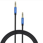 Vention 3.5mm jack/M ->  3.5mm jack/M,  (audio,szövet), 5m, kábel