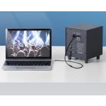 Vention 3.5mm jack/M -> 2*RCA/M, (audio, aranyozott, fémház), 1m, kábel