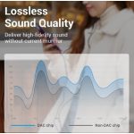 Vention USB-C/M -> 3.5mm/F , (fülhallgató, alu,szürke), 1m, kábel