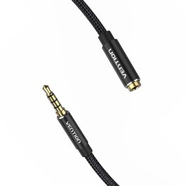   Vention 3.5mm jack/M -> 3.5mm/F, 2m, (hosszabbító,audio,fekete), kábel