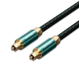   Vention Toslink optikai,  (audio,réz, szövet, zöld), 2m, kábel
