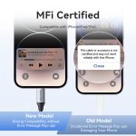 Vention 3.5mm jack/F -> Lightning, 0,1m, kábel