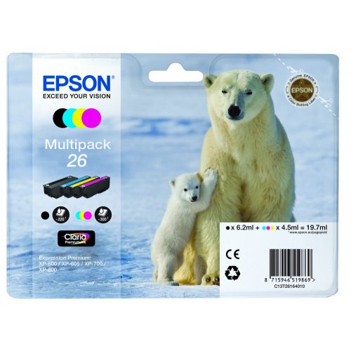 Epson T2616 Tintapatron Multipack 19,7ml No.26