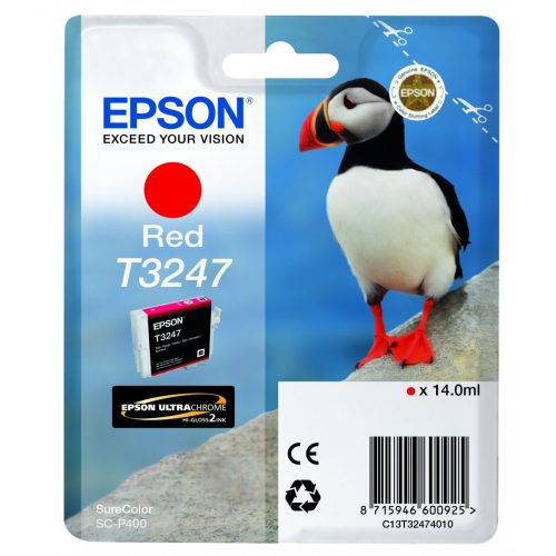 Epson T3247 Tintapatron Red 14ml