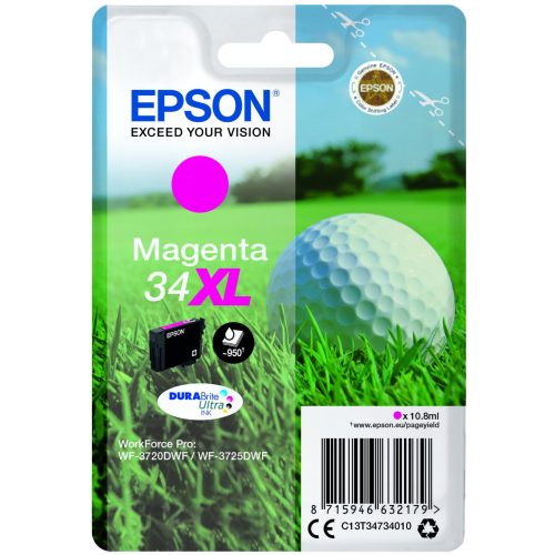 Epson T3473 Tintapatron Magenta 10,8ml No.34XL