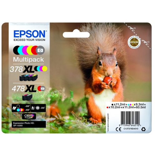 Epson T379D Tintapatron Multipack 60,5ml No.378XL + 478XL