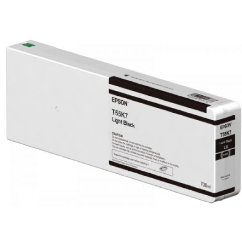 Epson T55K700 Patron Light Black 700ml eredeti