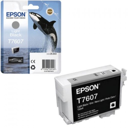 Epson T7607 Tintapatron Light Bk 25,9ml