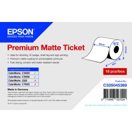 Epson prémium matt inkjet címke 80mm x 50m