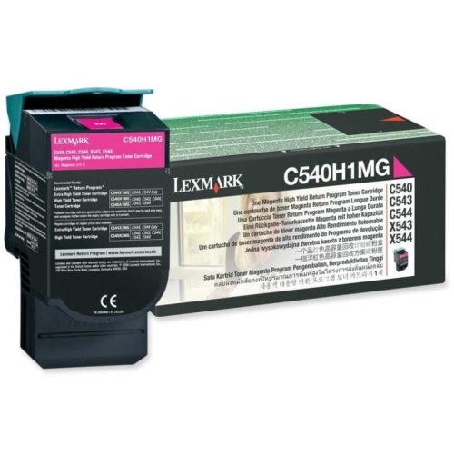 Lexmark C54x/X54x High Return Toner Magenta 2K (Eredeti) C540H1MG