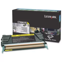Lexmark C746/C748 Return Toner Yellow 7K (Eredeti) C746A1YG