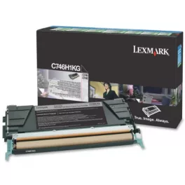   Lexmark C746/C748 High Return Toner Black 12K (Eredeti) C746H1KG