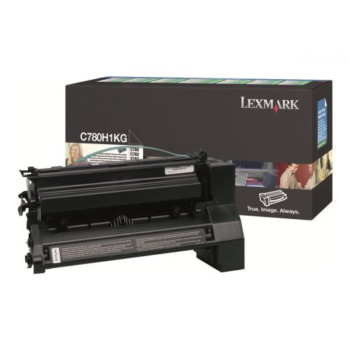 Lexmark C78x/X782 High Return Toner Black 10K (Eredeti) C780H1KG