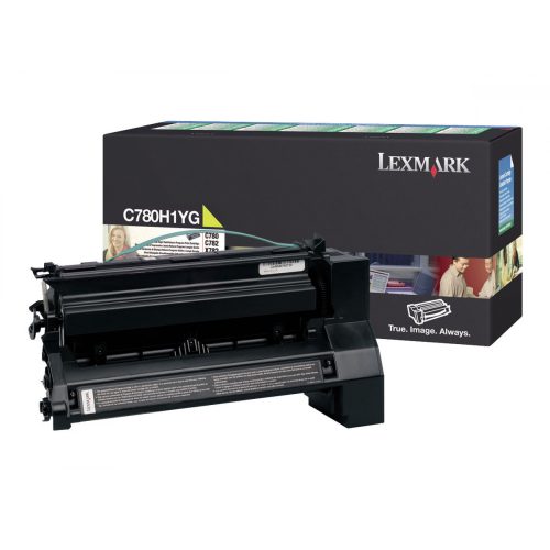 Lexmark C78x/X782 High Return Toner Yellow 10K (Eredeti) C780H1YG