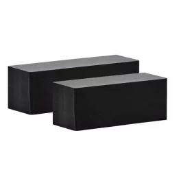   Plasztikkártya PVC-U üres matt fekete (0,76mm) 100 db/csomag