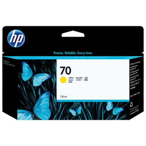 HP C9454A Patron Yellow 130ml No.70 (Eredeti)