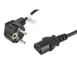   Lanberg CA-C13C-11CC-0018-BK IEC320 C13 10A fekete tápkábel 1,8m