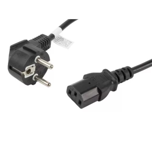 Lanberg CA-C13C-11CC-0018-BK IEC320 C13 10A fekete tápkábel 1,8m