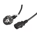Lanberg CA-C13C-11CC-0030-BK IEC320 C13 10A fekete tápkábel 3m