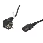 Lanberg CA-C13C-11CC-0050-BK IEC320 C13 10A fekete tápkábel 5m