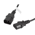 Lanberg CA-C13E-10CC-0018-BK IEC 320 C13 - C14 2,5A fekete tápkábel 1,8m