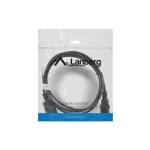Lanberg CA-C13E-10CC-0018-BK IEC 320 C13 - C14 2,5A fekete tápkábel 1,8m