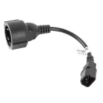 Lanberg C14 apa - SCHUKO anya átalakító 20cm