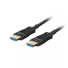   Lanberg CA-HDMI-30FB-0100-BK HDMI 2.1 apa-apa fekete aktív optikai AOC kábel 10m