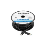 Lanberg CA-HDMI-30FB-0100-BK HDMI 2.1 apa-apa fekete aktív optikai AOC kábel 10m