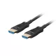 Lanberg CA-HDMI-30FB-0300-BK HDMI 2.1 apa-apa fekete aktív optikai AOC kábel 30m