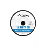 Lanberg CA-HDMI-30FB-0300-BK HDMI 2.1 apa-apa fekete aktív optikai AOC kábel 30m