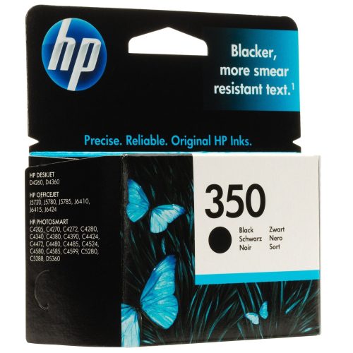 HP CB335EE Tintapatron Black 200 oldal kapacitás No.350 Akciós