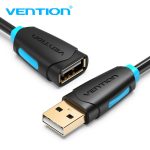 Vention USB-A 2.0/M -> USB-A 2.0/F 2m (hossz, PVC), kábel