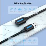 Vention USB-A 3.0/M -> USB-A 3.0/F,  (hosszabbító,PVC), 1m, kábel