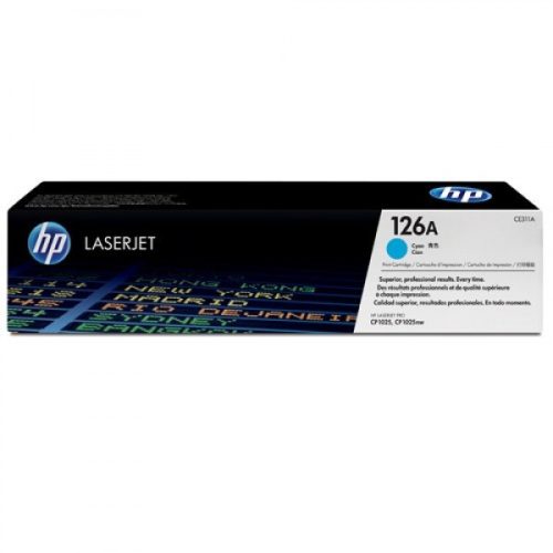 HP CE311A Toner Cyan 1.000 oldal kapacitás No.126A Dobozsérült