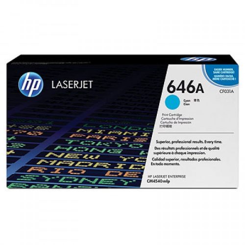 HP CF031A Toner Cyan 12.500 oldal kapacitás No.646A