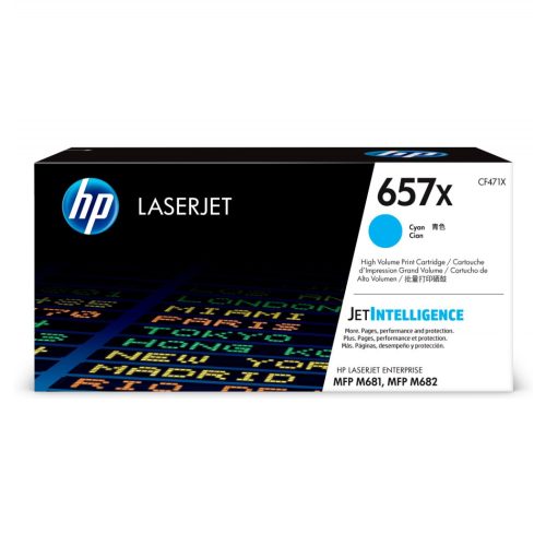 HP CF471X Toner Cyan 23.000 oldal kapacitás No.657X