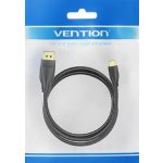 Vention USB-C -> Displayport,  (fekete), 2m, kábel